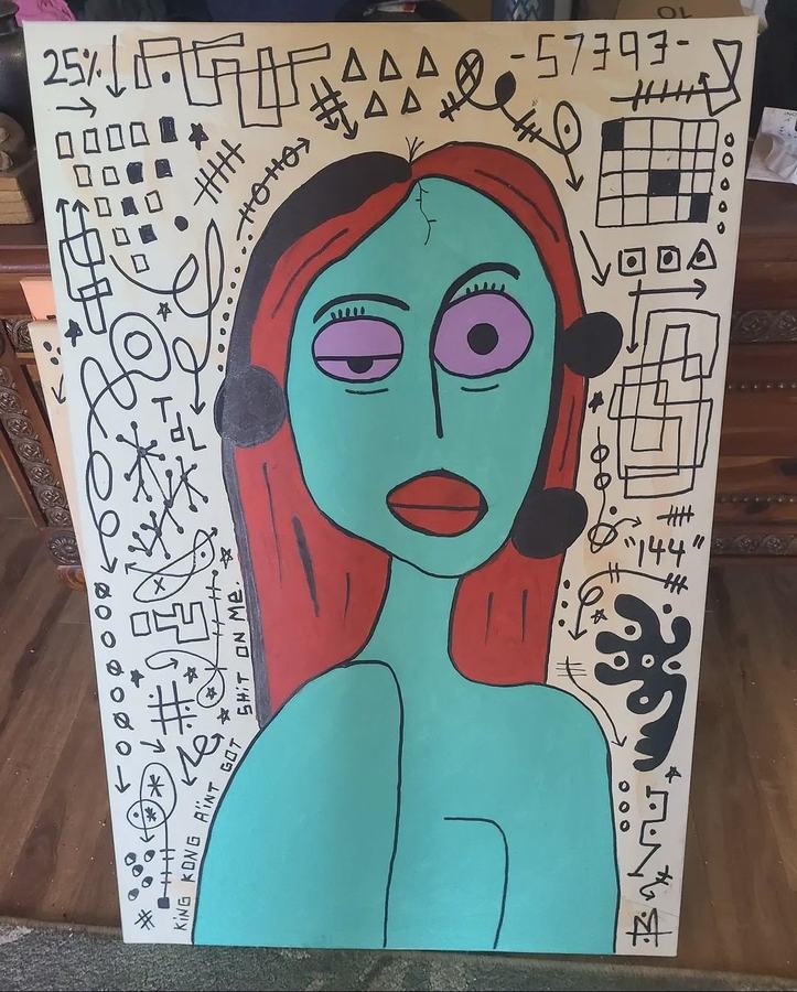 Painting by Matthew Hatt