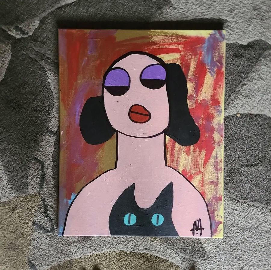 Painting by Matthew Hatt