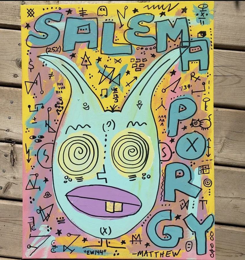 Painting by Matthew Hatt