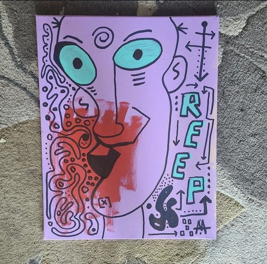Painting by Matthew Hatt
