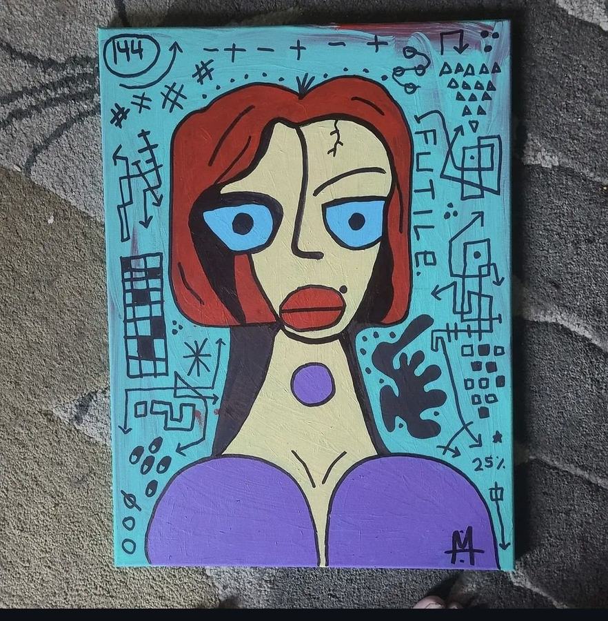 Painting by Matthew Hatt