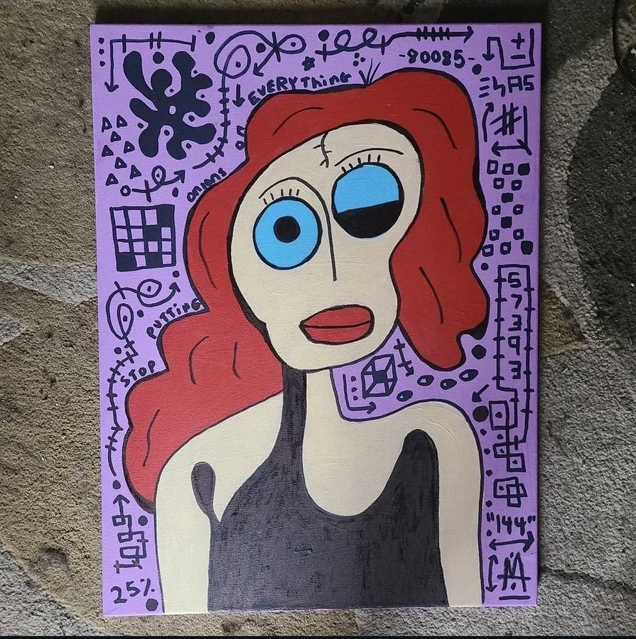 Painting by Matthew Hatt