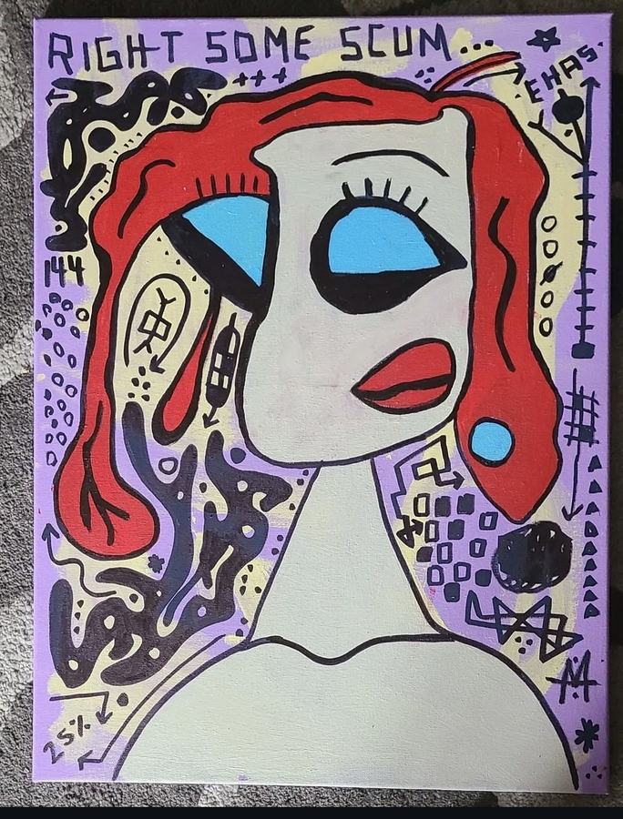Painting by Matthew Hatt