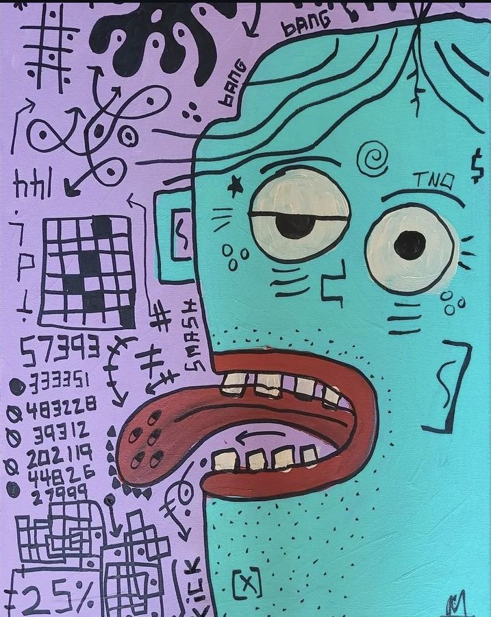 Painting by Matthew Hatt