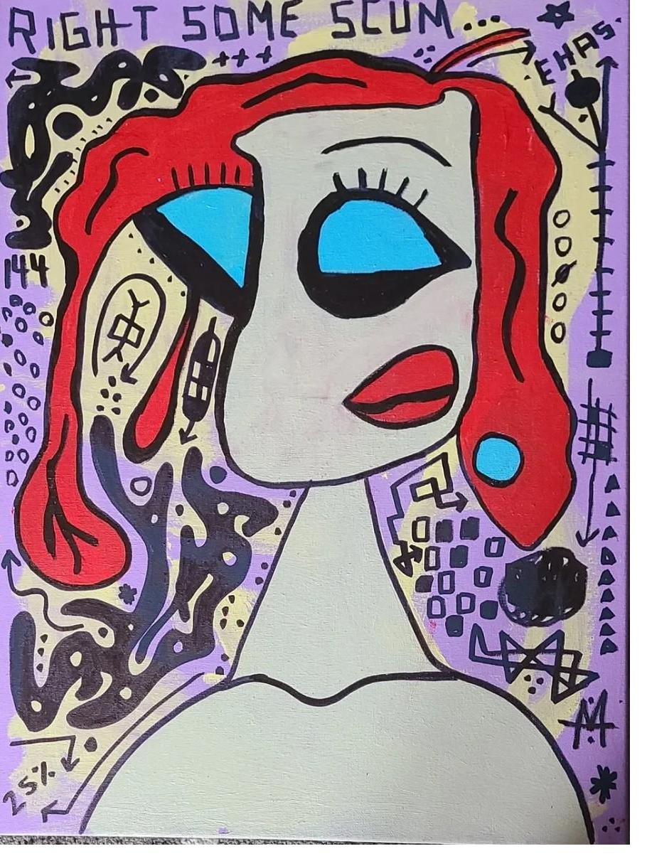Painting by Matthew Hatt