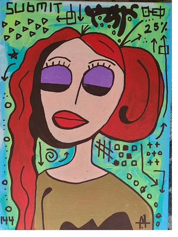 Painting by Matthew Hatt