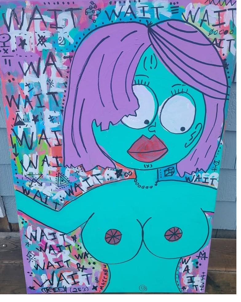 Painting by Matthew Hatt