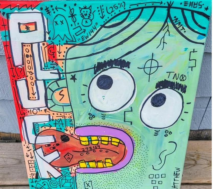 Painting by Matthew Hatt