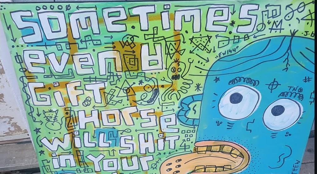 Painting by Matthew Hatt